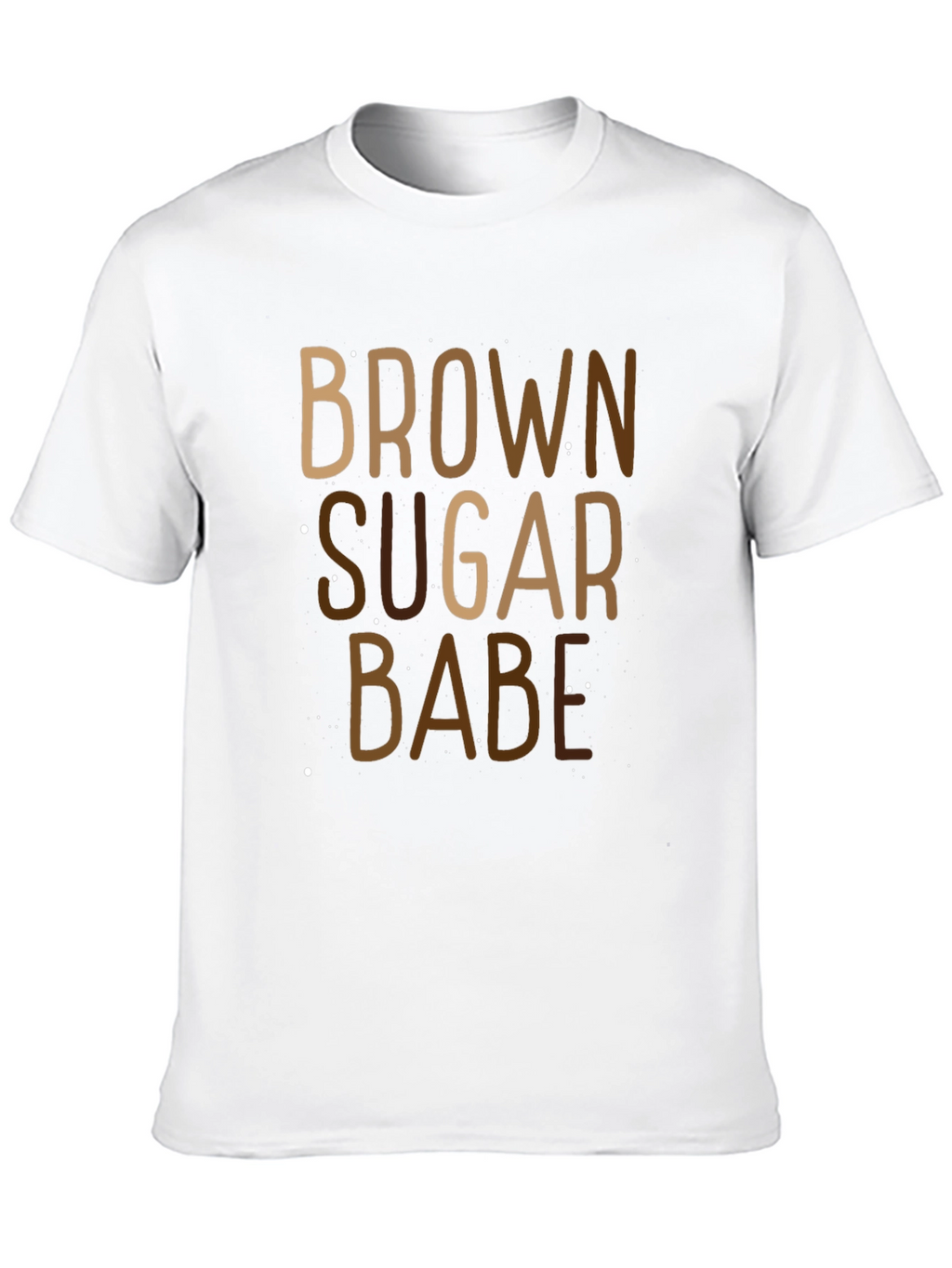 Brown Sugar Babe Black Graphic Tee