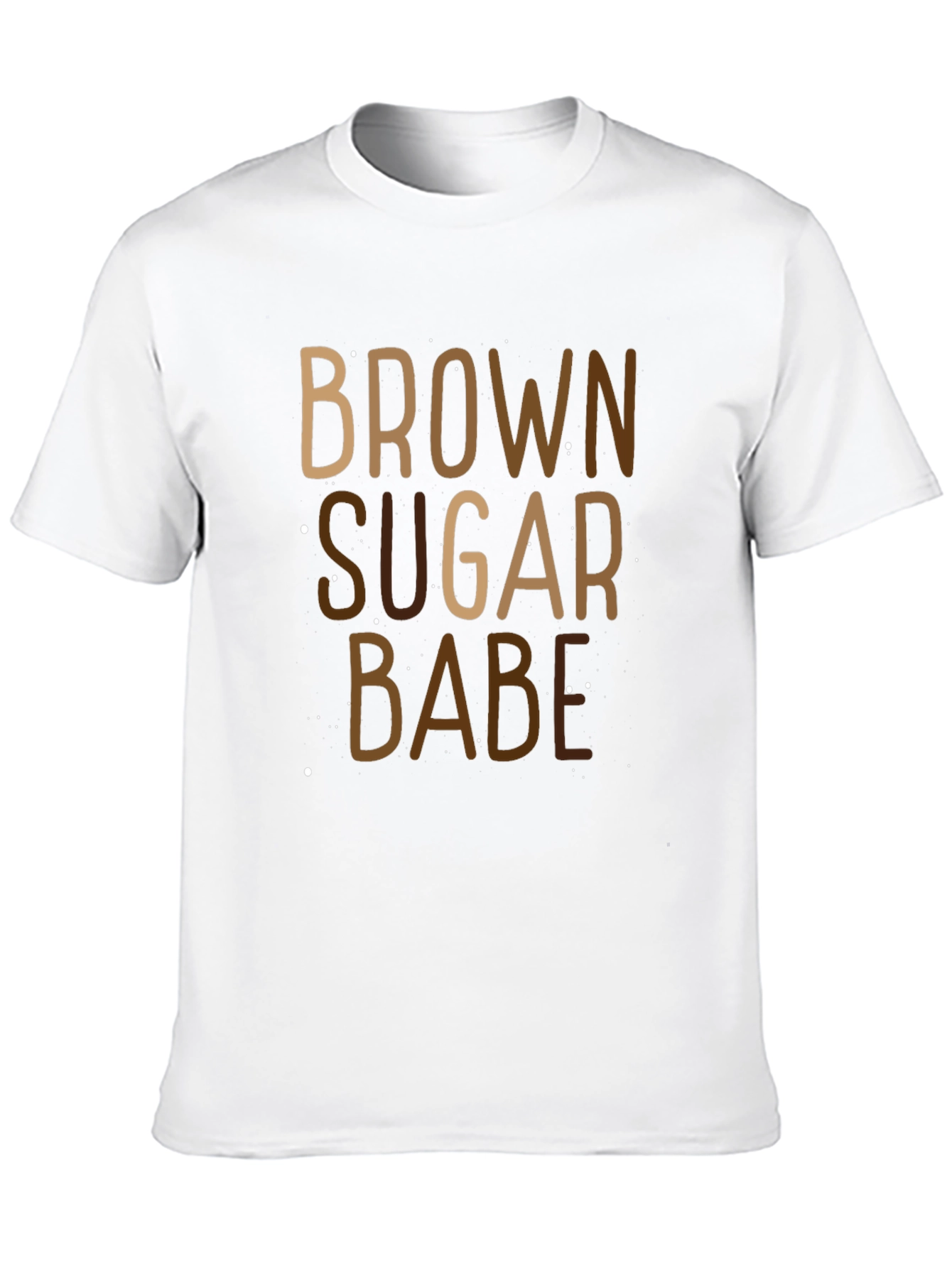 Brown Sugar Babe Black Graphic Tee