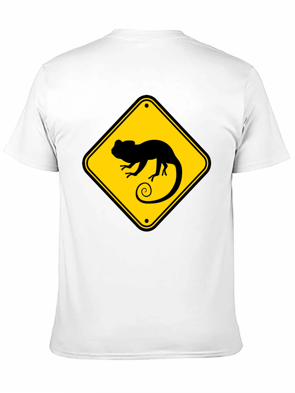 Chameleon Crossing T-Shirt - Novelty Graphic Tee