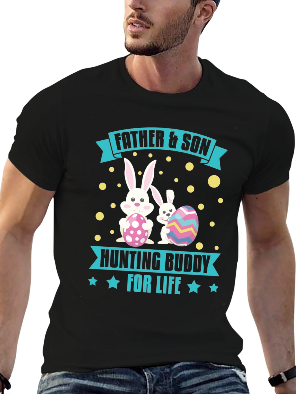 Father & Son Hunting Buddy Easter T-Shirt