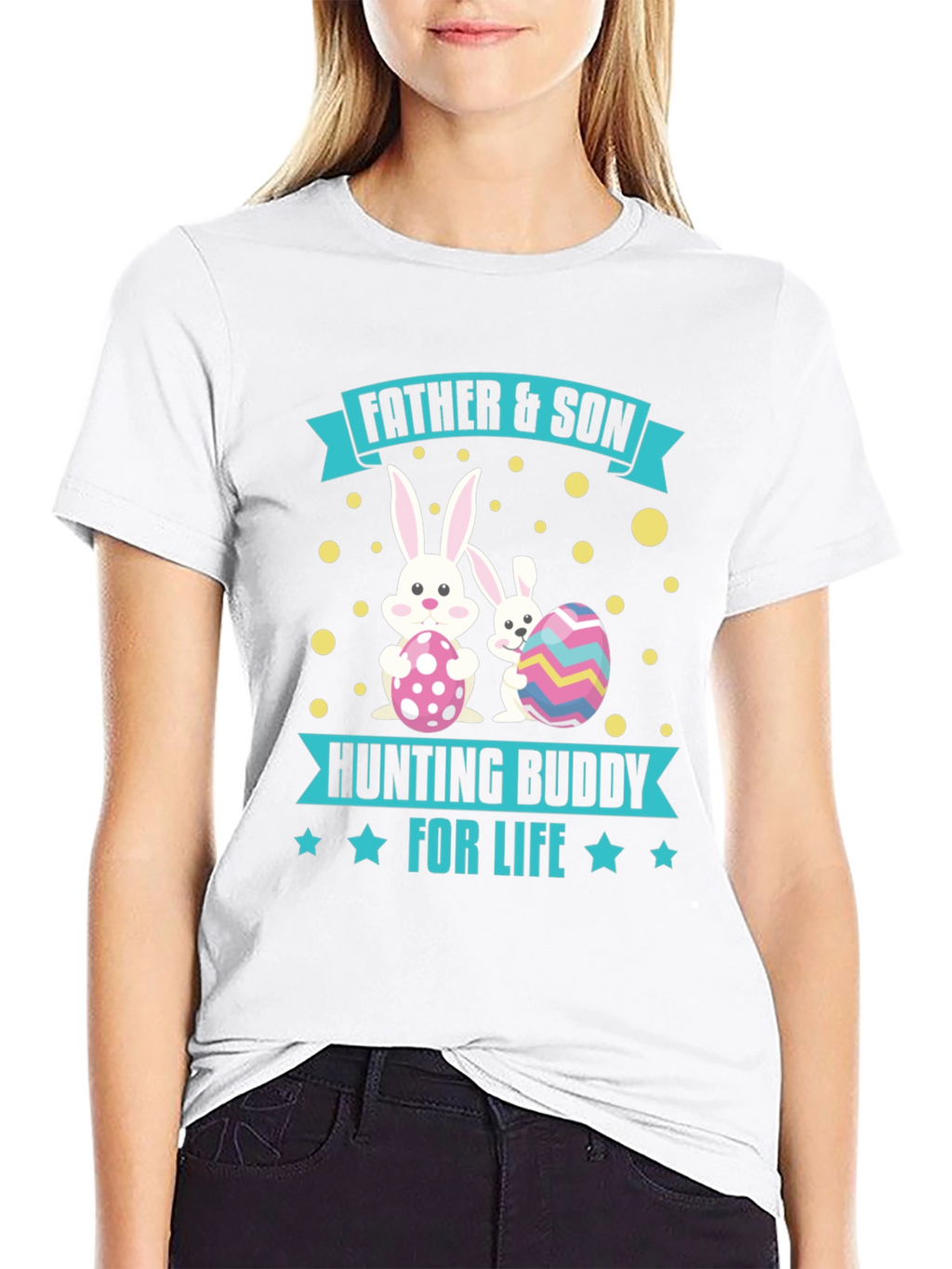 Father & Son Hunting Buddy Easter T-Shirt