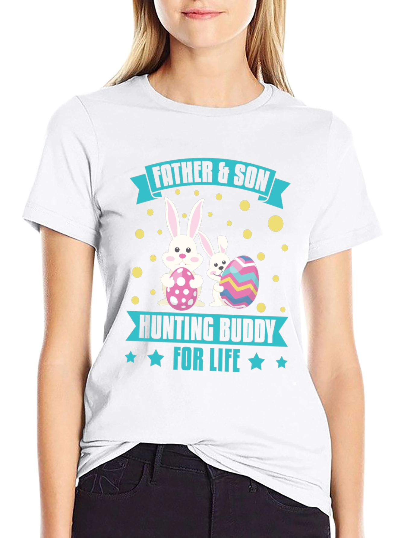 Father & Son Hunting Buddy Easter T-Shirt