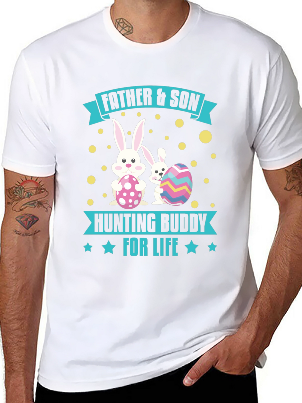 Father & Son Hunting Buddy Easter T-Shirt