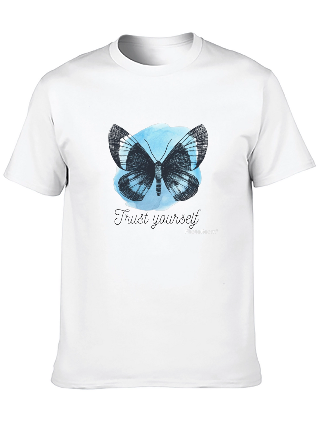Butterfly Trust Yourself Graphic Tee - Black