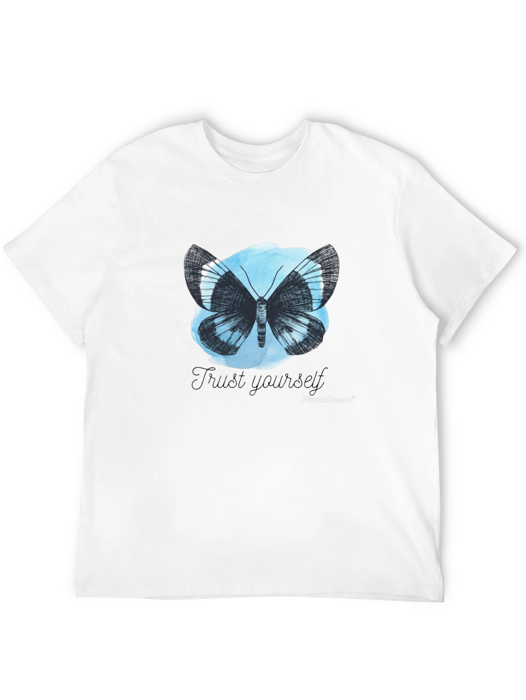 Butterfly Trust Yourself Graphic Tee - Black