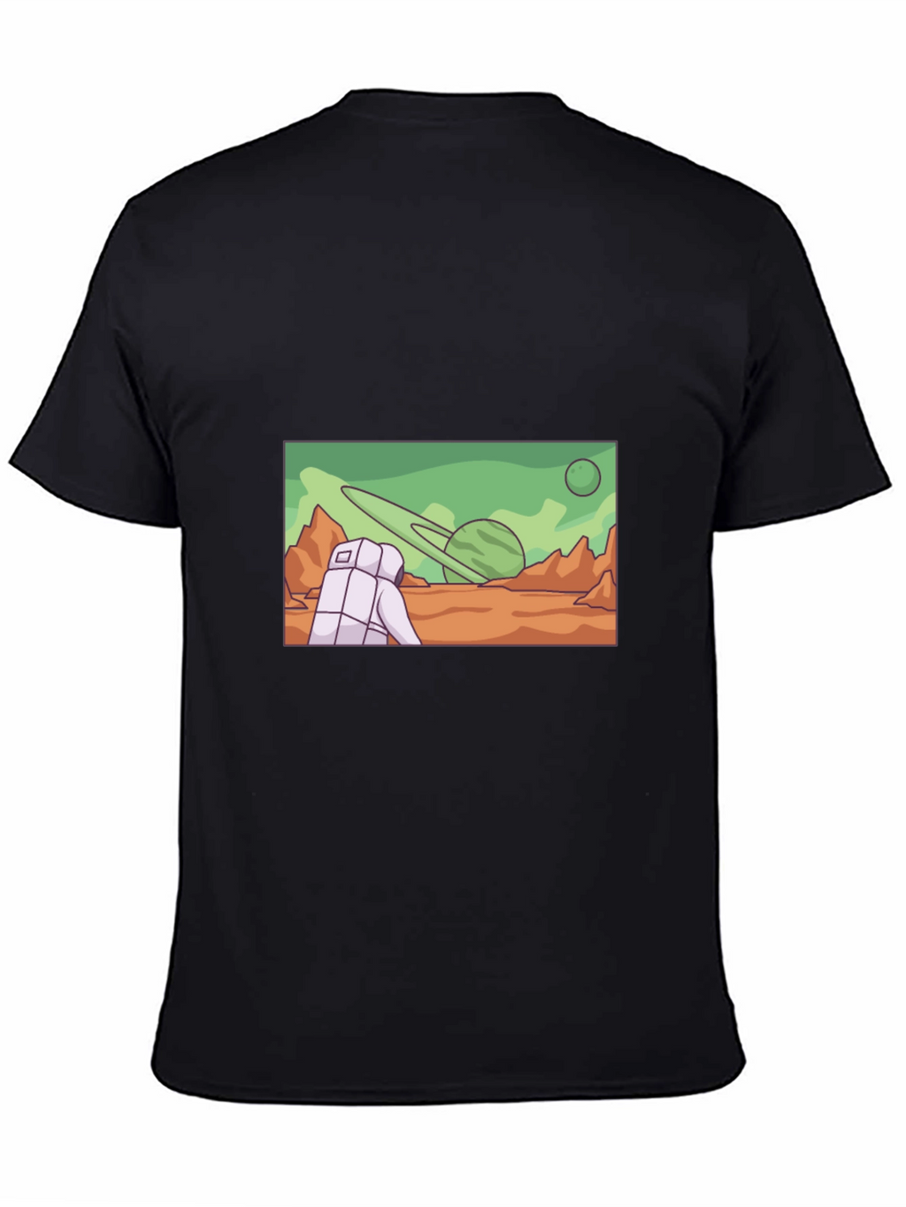 Astronaut Planet Graphic T-Shirt