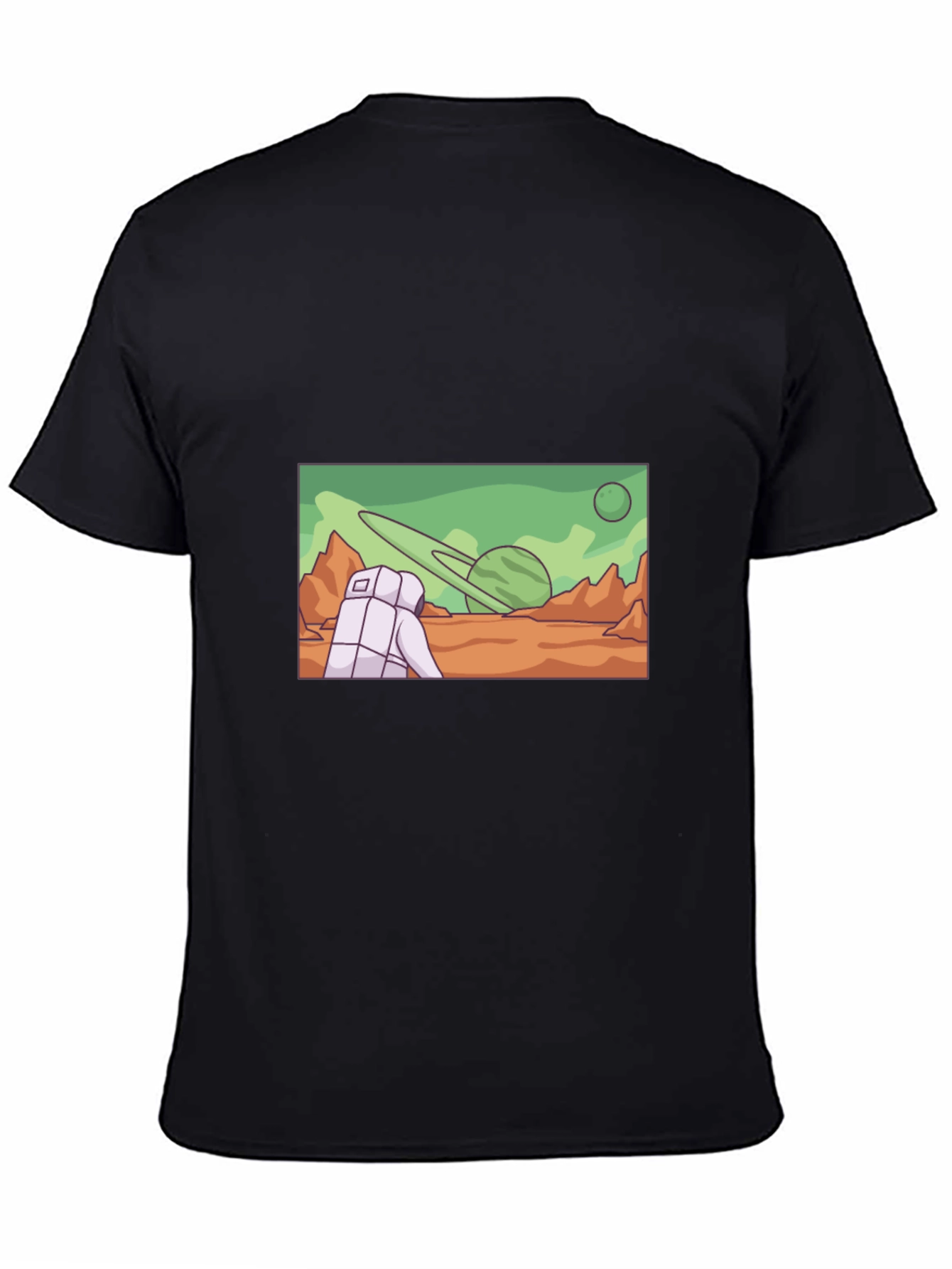 Astronaut Planet Graphic T-Shirt