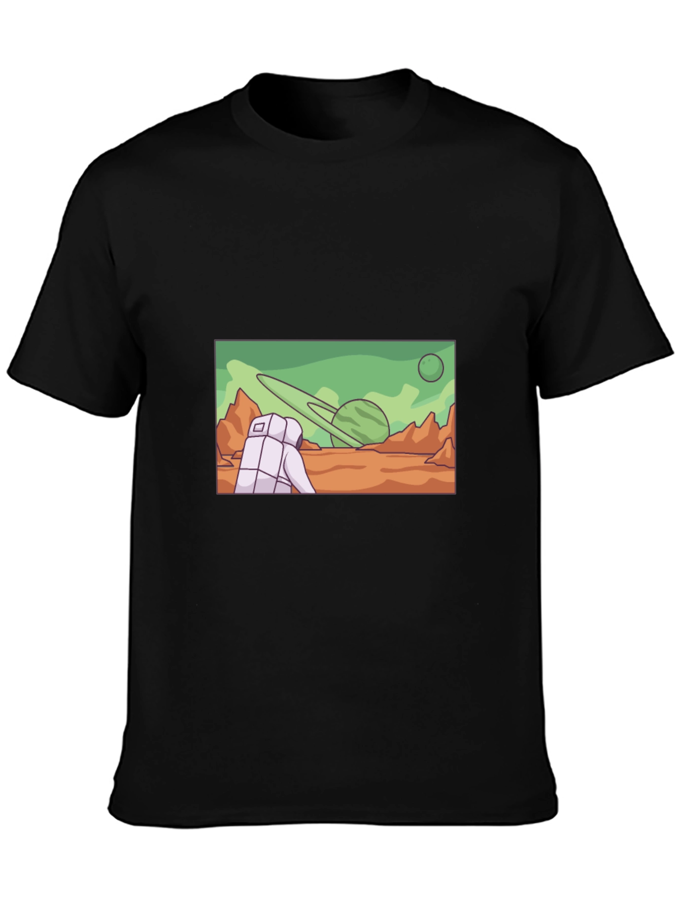 Astronaut Planet Graphic T-Shirt
