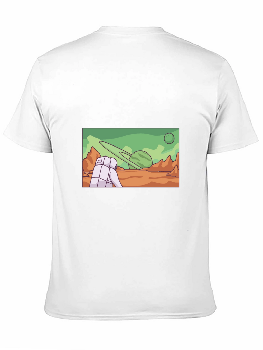 Astronaut Planet Graphic T-Shirt