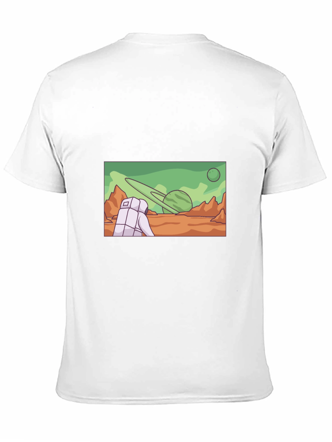 Astronaut Planet Graphic T-Shirt