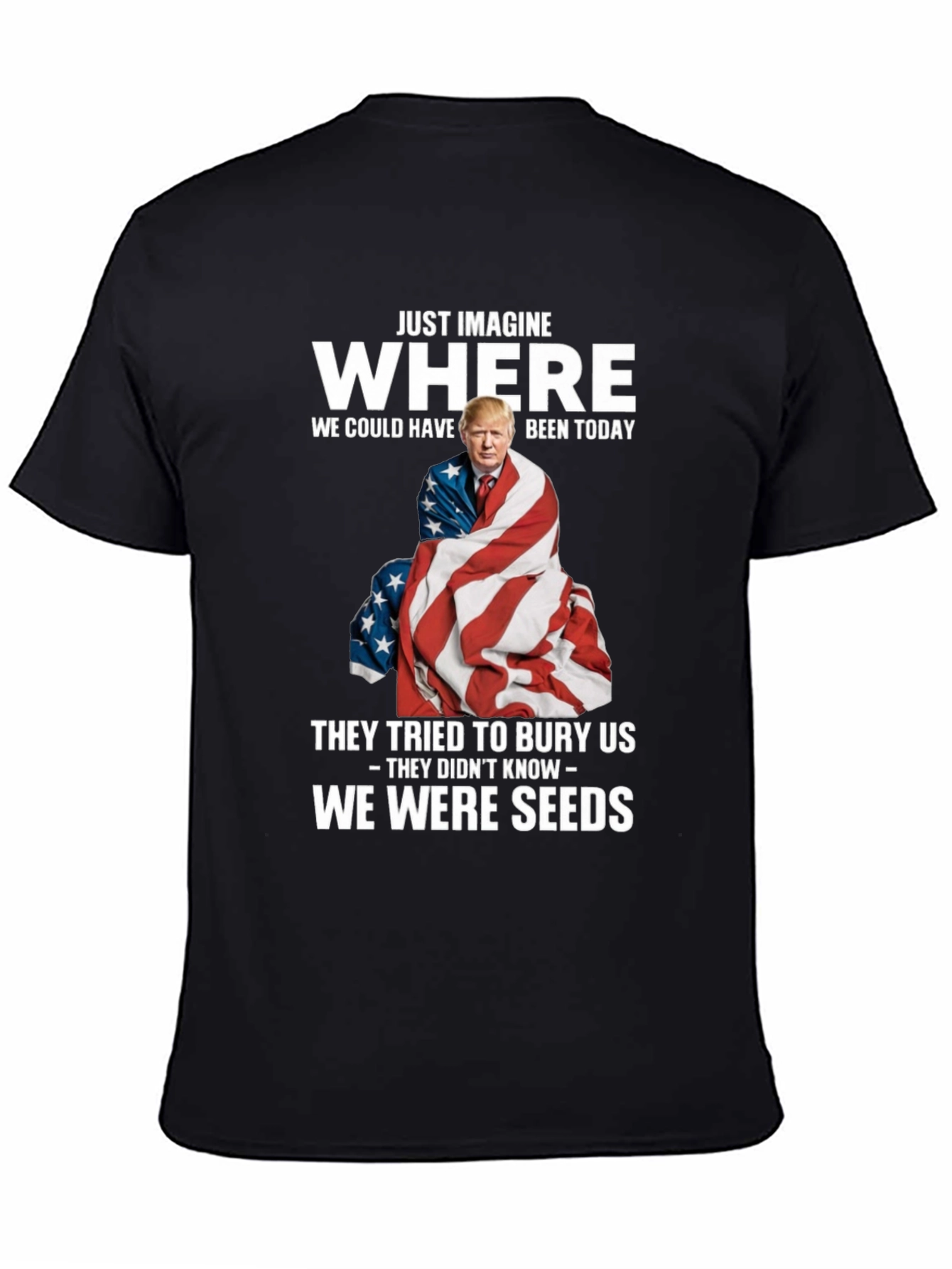 Imagine Where Trump T-Shirt - Patriotic Tee