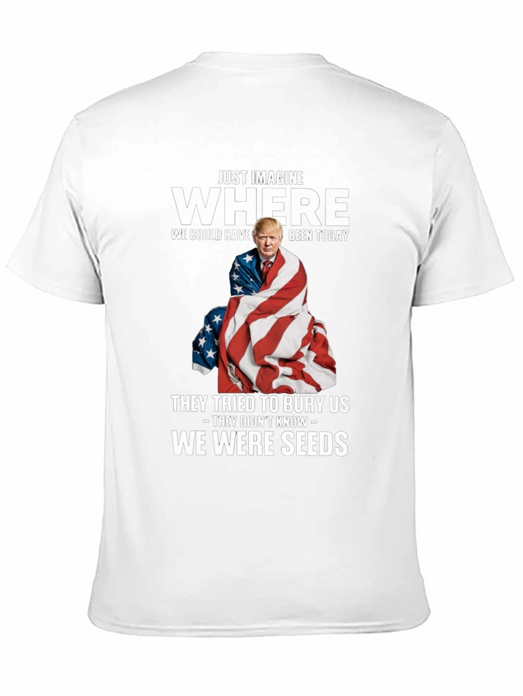 Imagine Where Trump T-Shirt - Patriotic Tee