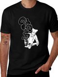 Chef Graphic T-Shirt - Black Unique Design