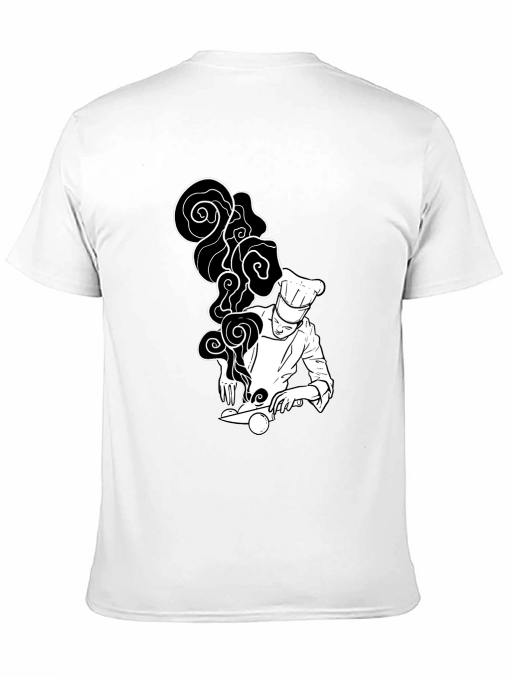Chef Graphic T-Shirt - Black Unique Design