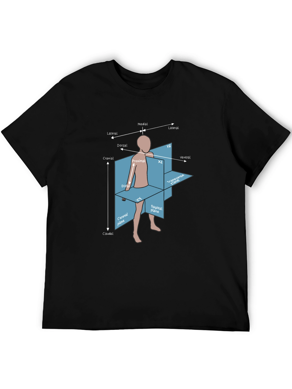 Anatomical Planes T-Shirt - Medical Student Gift