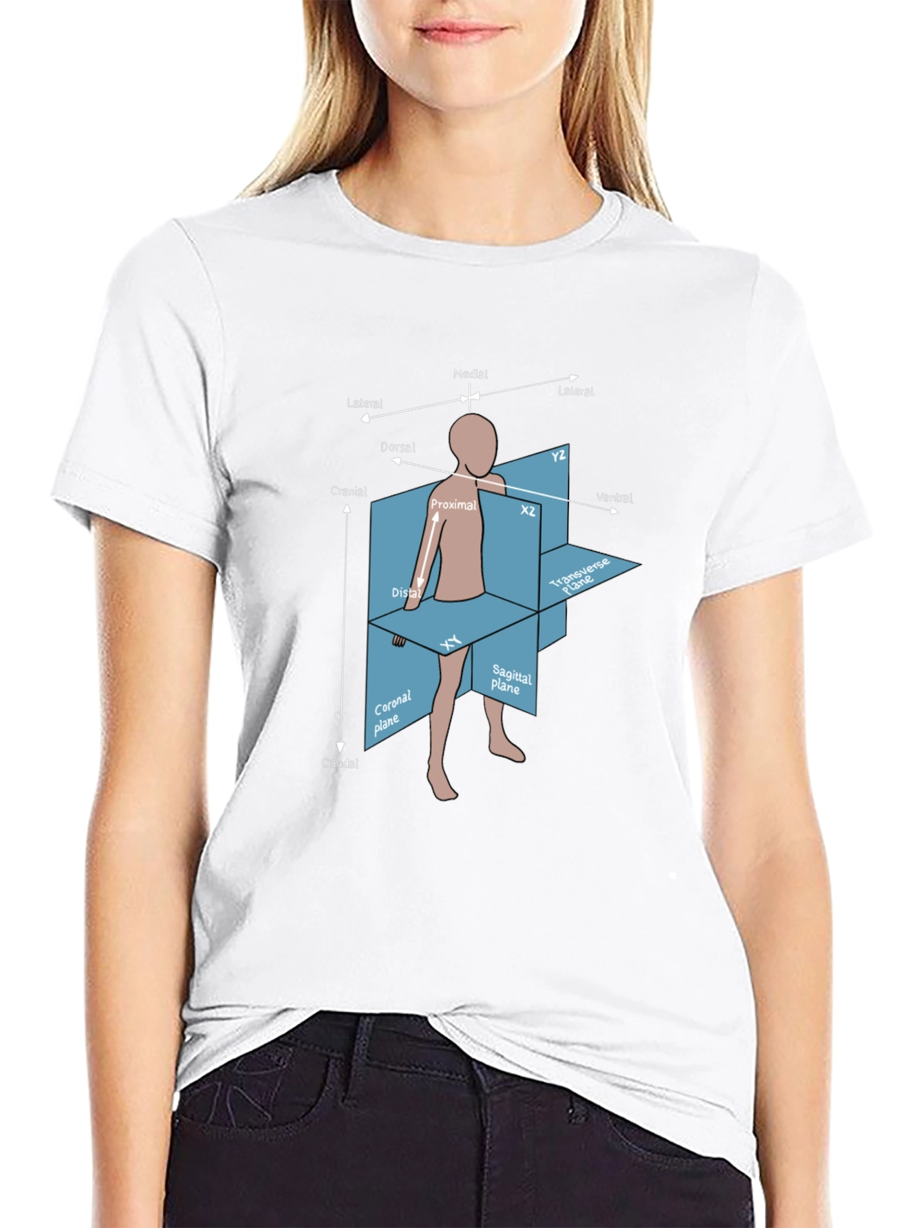 Anatomical Planes T-Shirt - Medical Student Gift