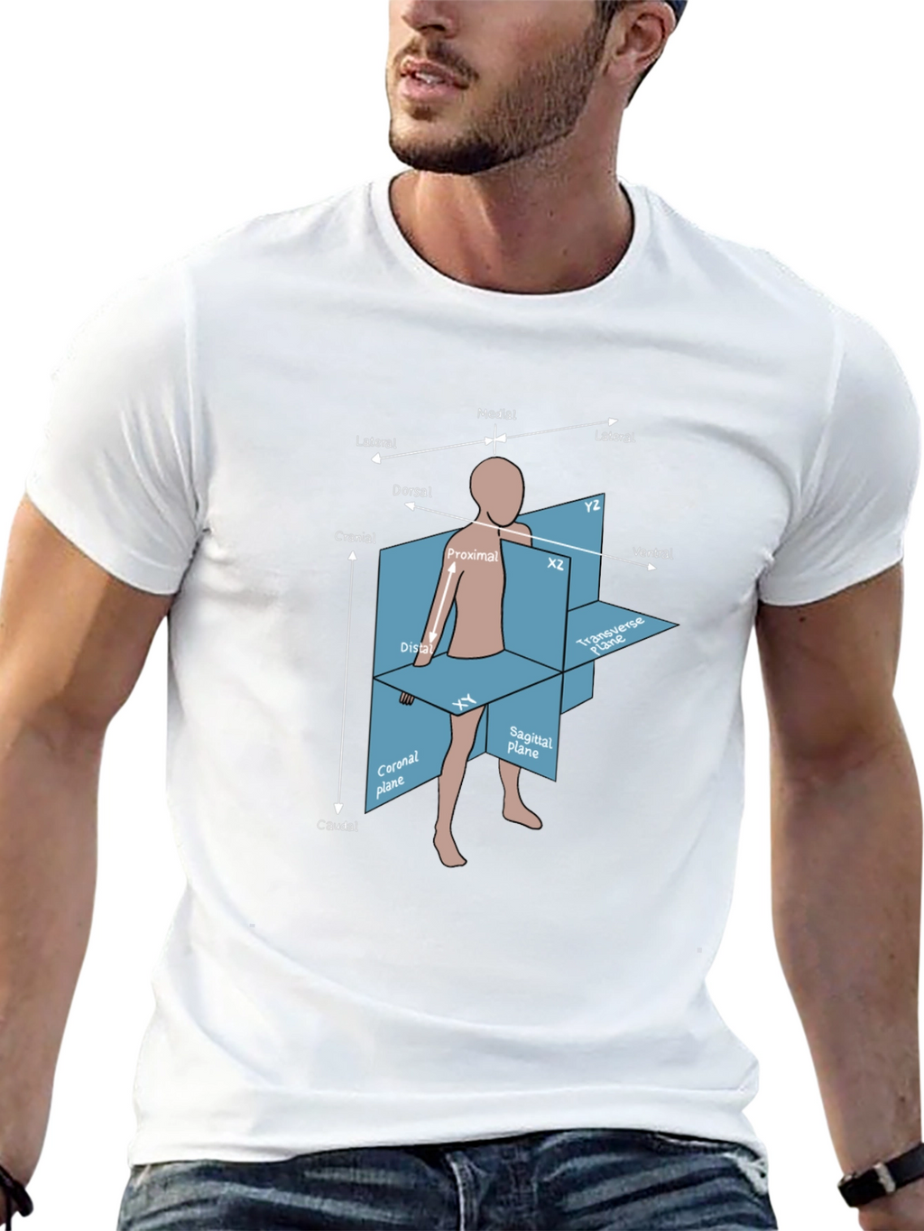 Anatomical Planes T-Shirt - Medical Student Gift