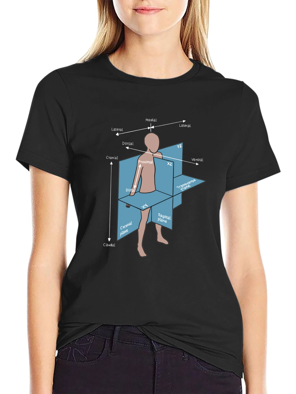 Anatomical Planes T-Shirt - Medical Student Gift
