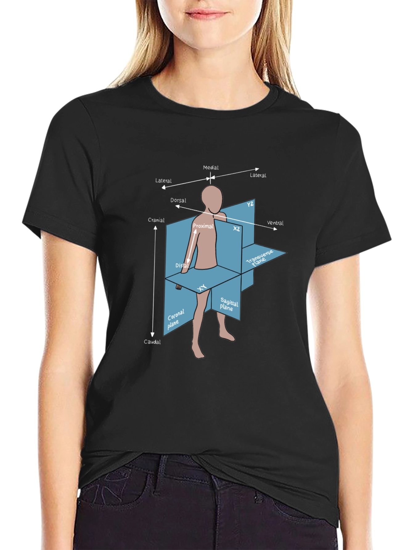 Anatomical Planes T-Shirt - Medical Student Gift