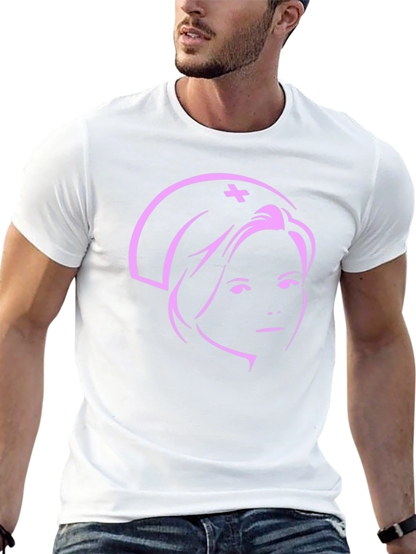 Nurse Graphic T-Shirt - Black