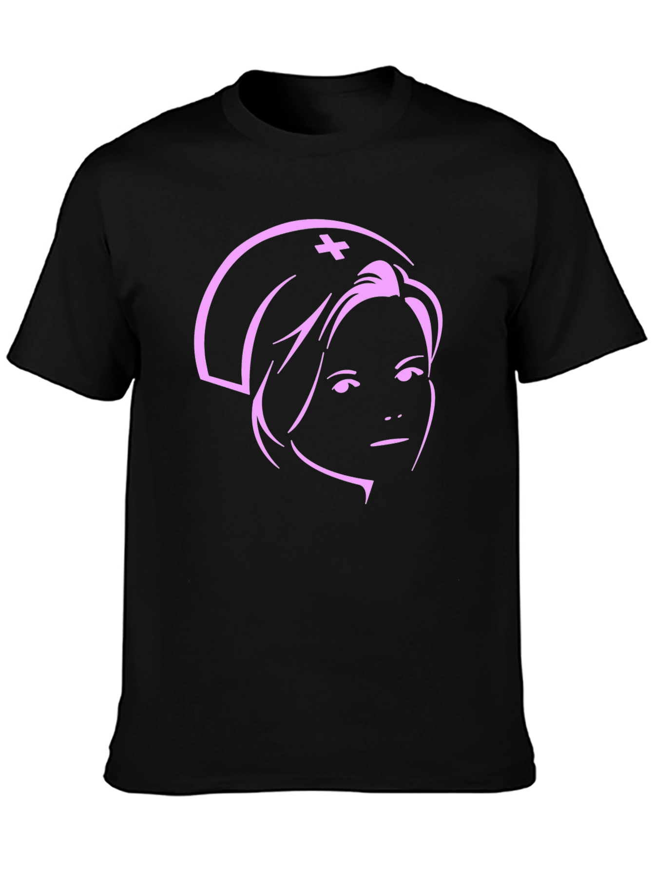 Nurse Graphic T-Shirt - Black