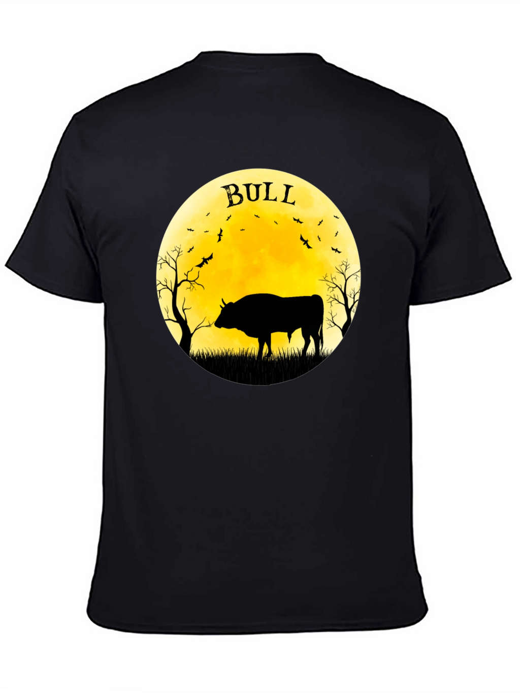 Bull Moon T-Shirt - Black