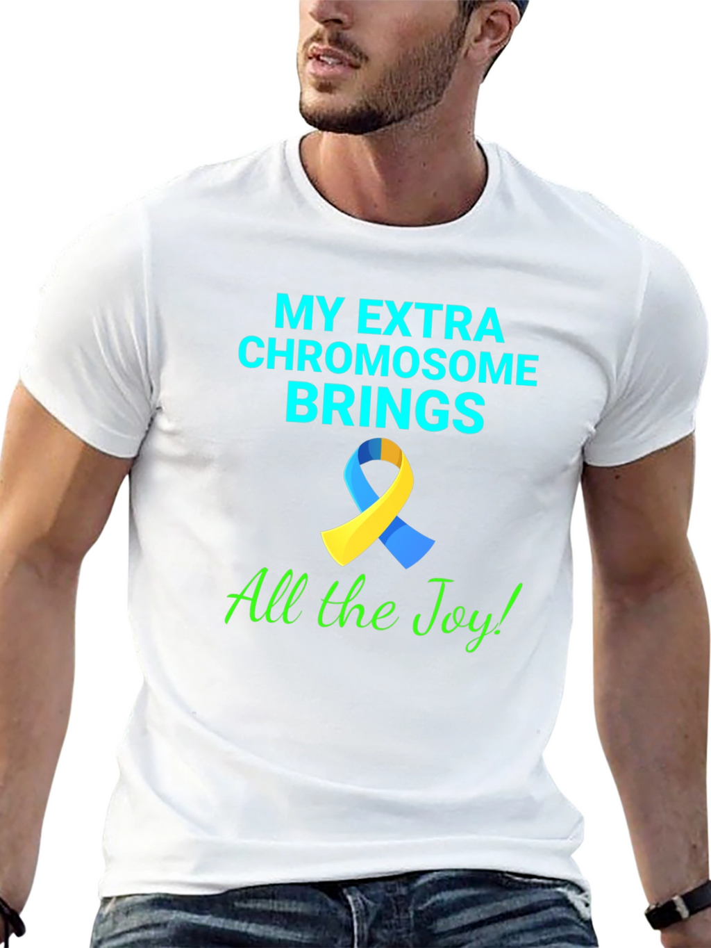 Down Syndrome Awareness T-Shirt - Extra Chromosome Joy