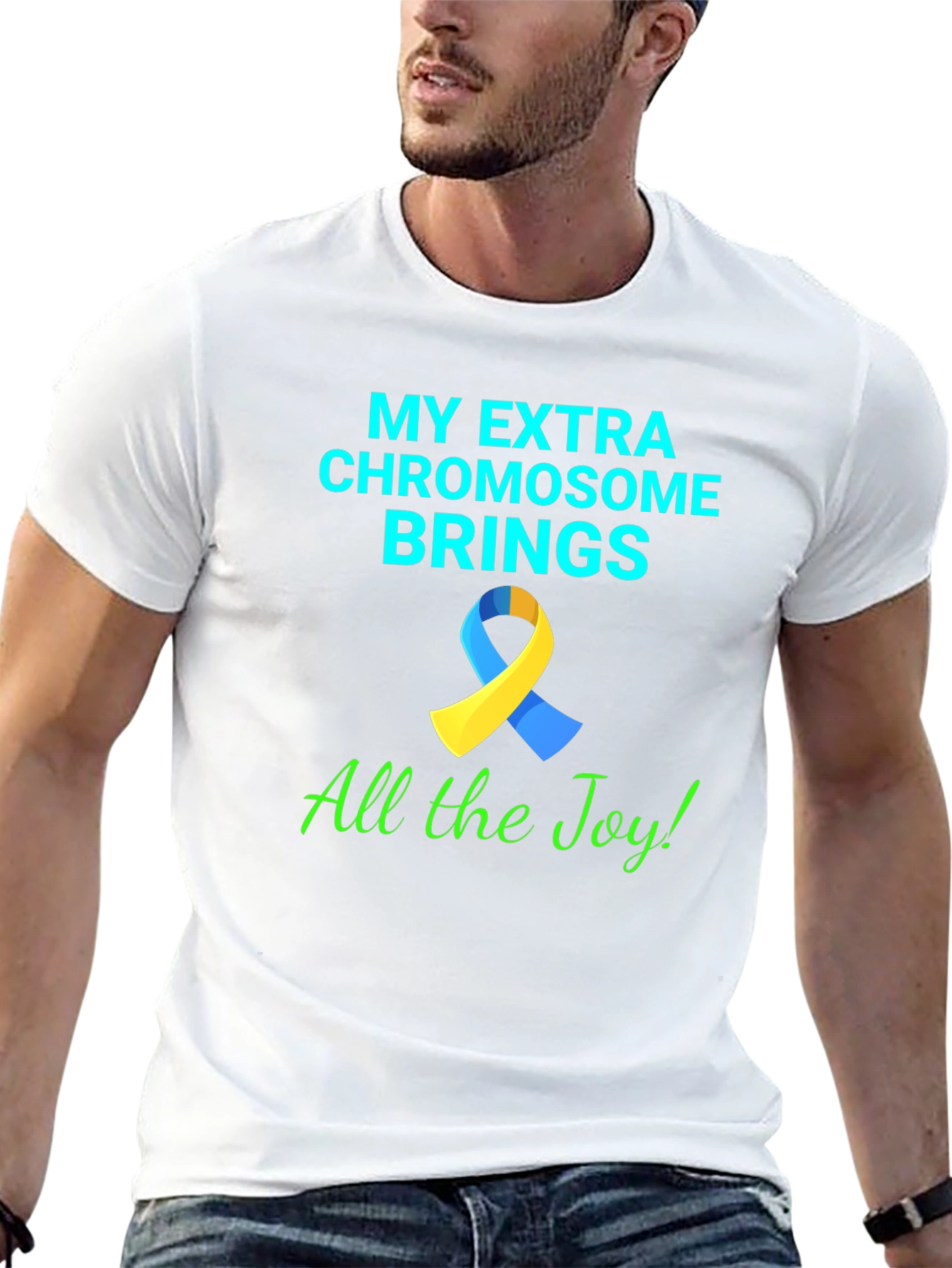 Down Syndrome Awareness T-Shirt - Extra Chromosome Joy