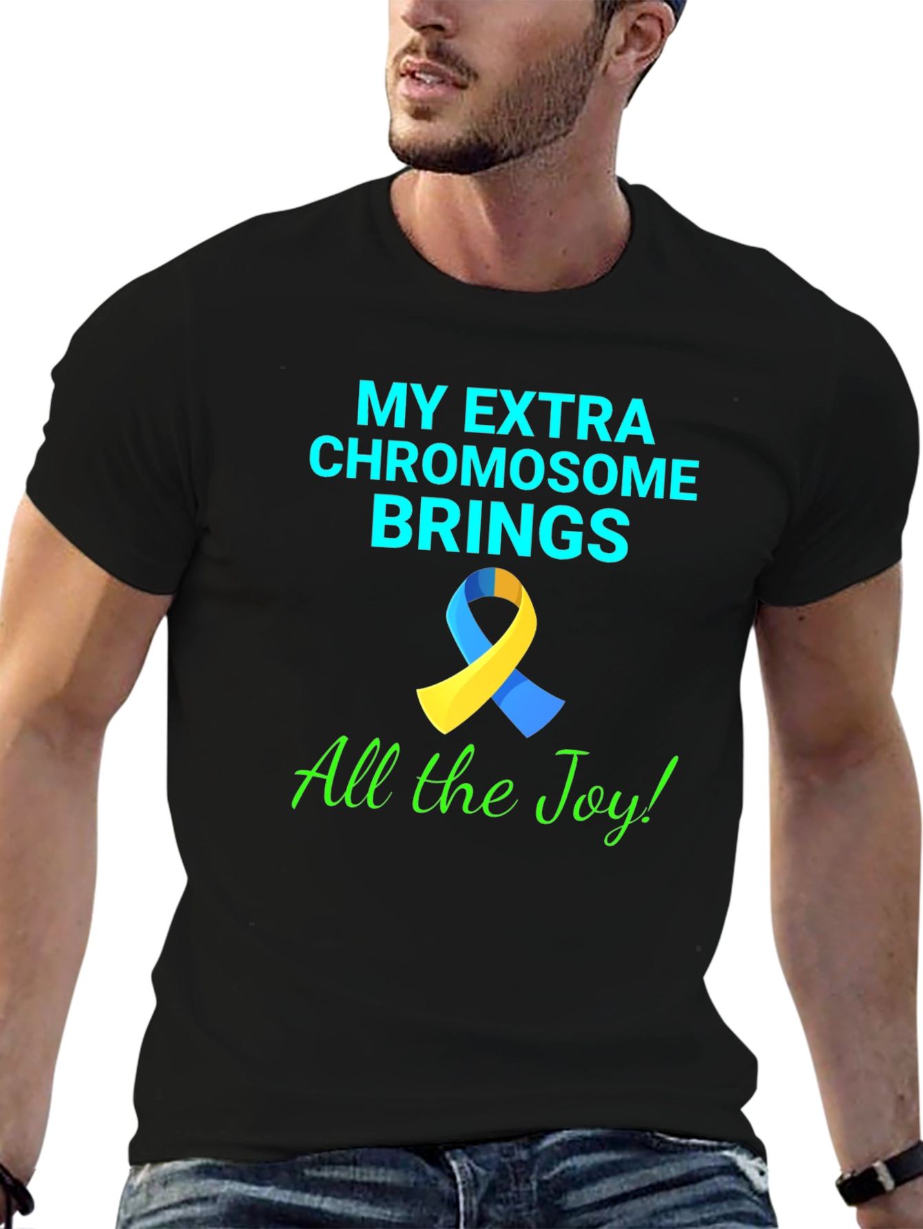 Down Syndrome Awareness T-Shirt - Extra Chromosome Joy