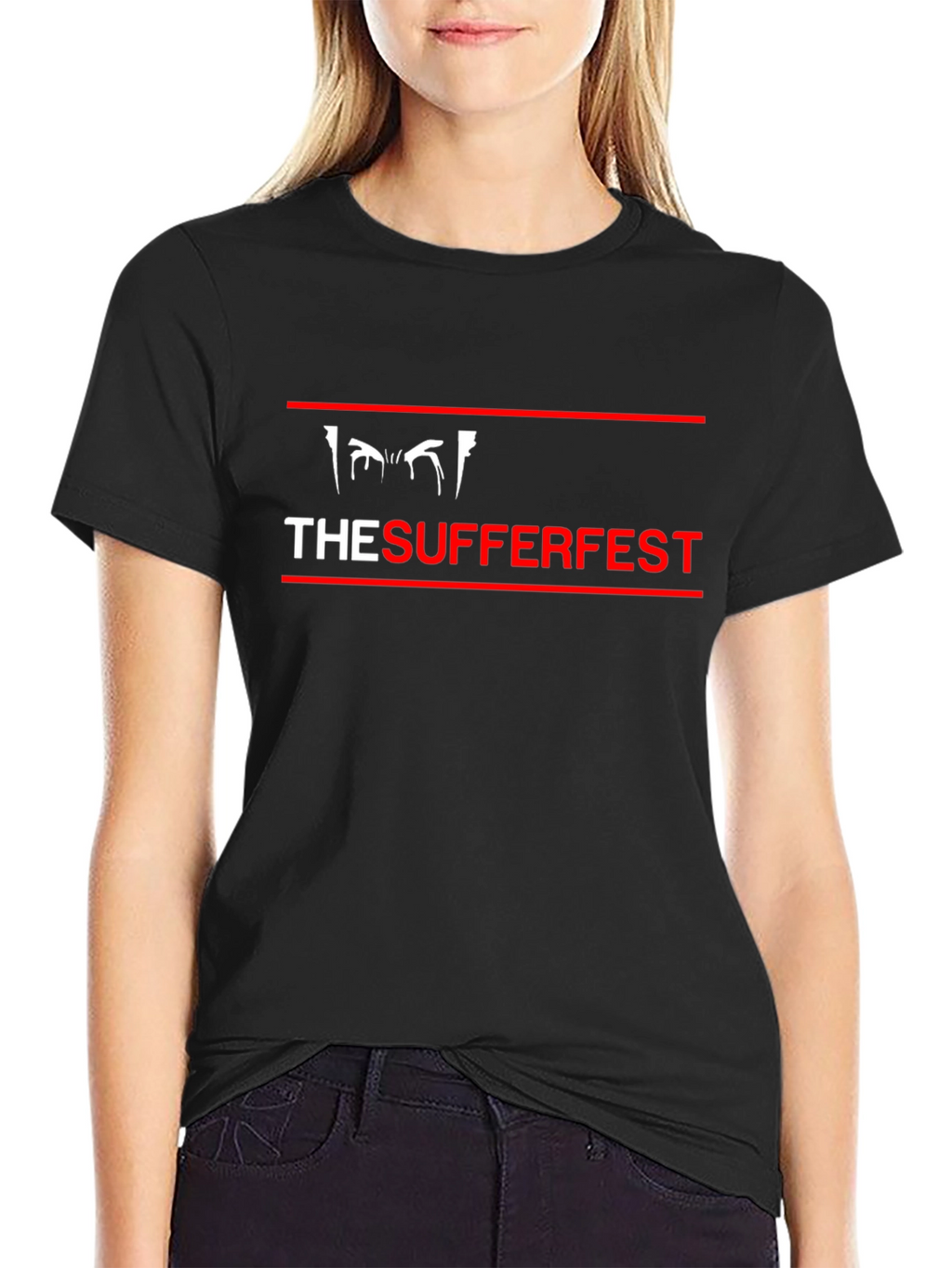 The Sufferfest Graphic Tee - Black Cotton Blend
