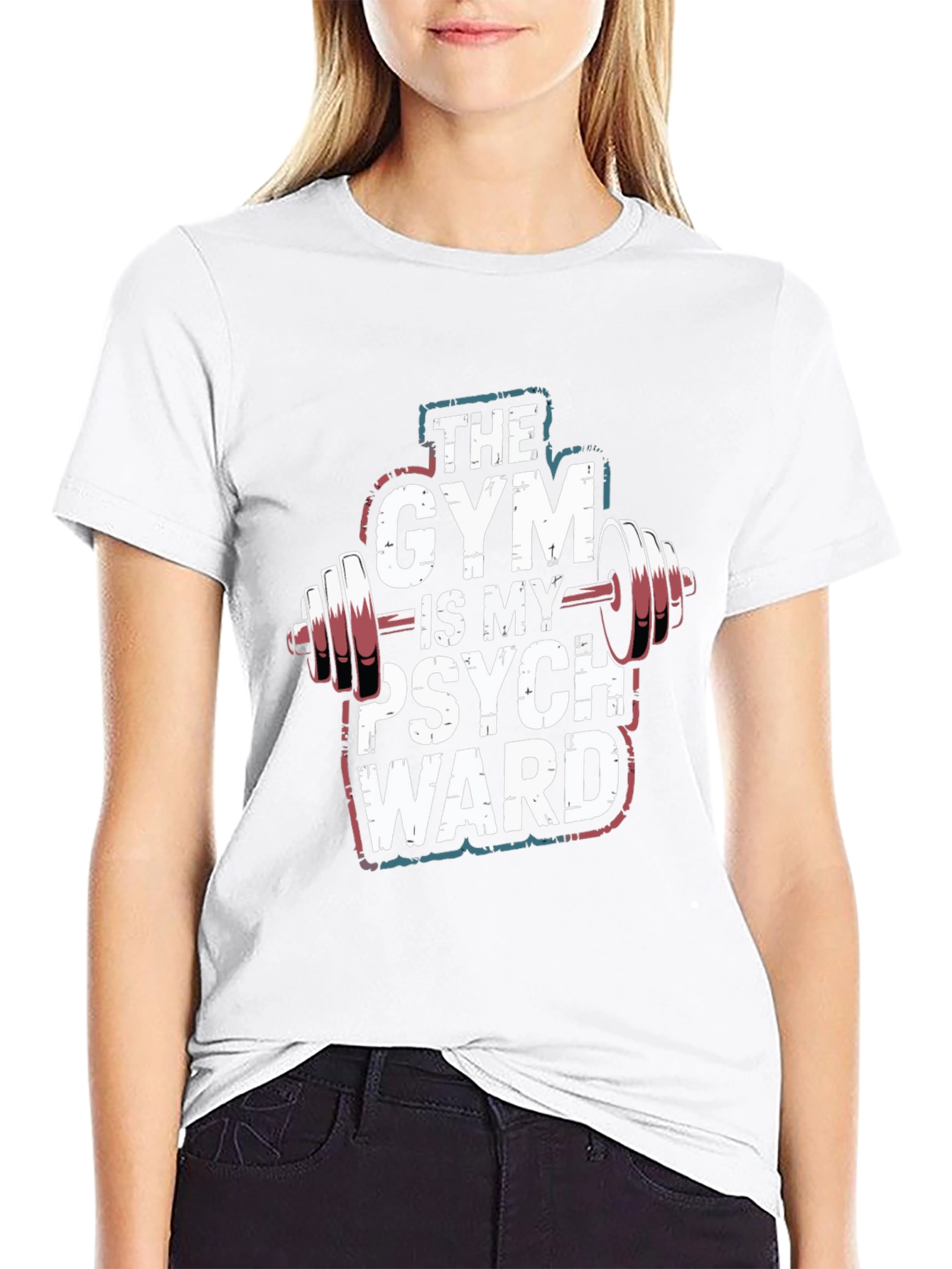 Gym is My Psych Ward Graphic T-Shirt