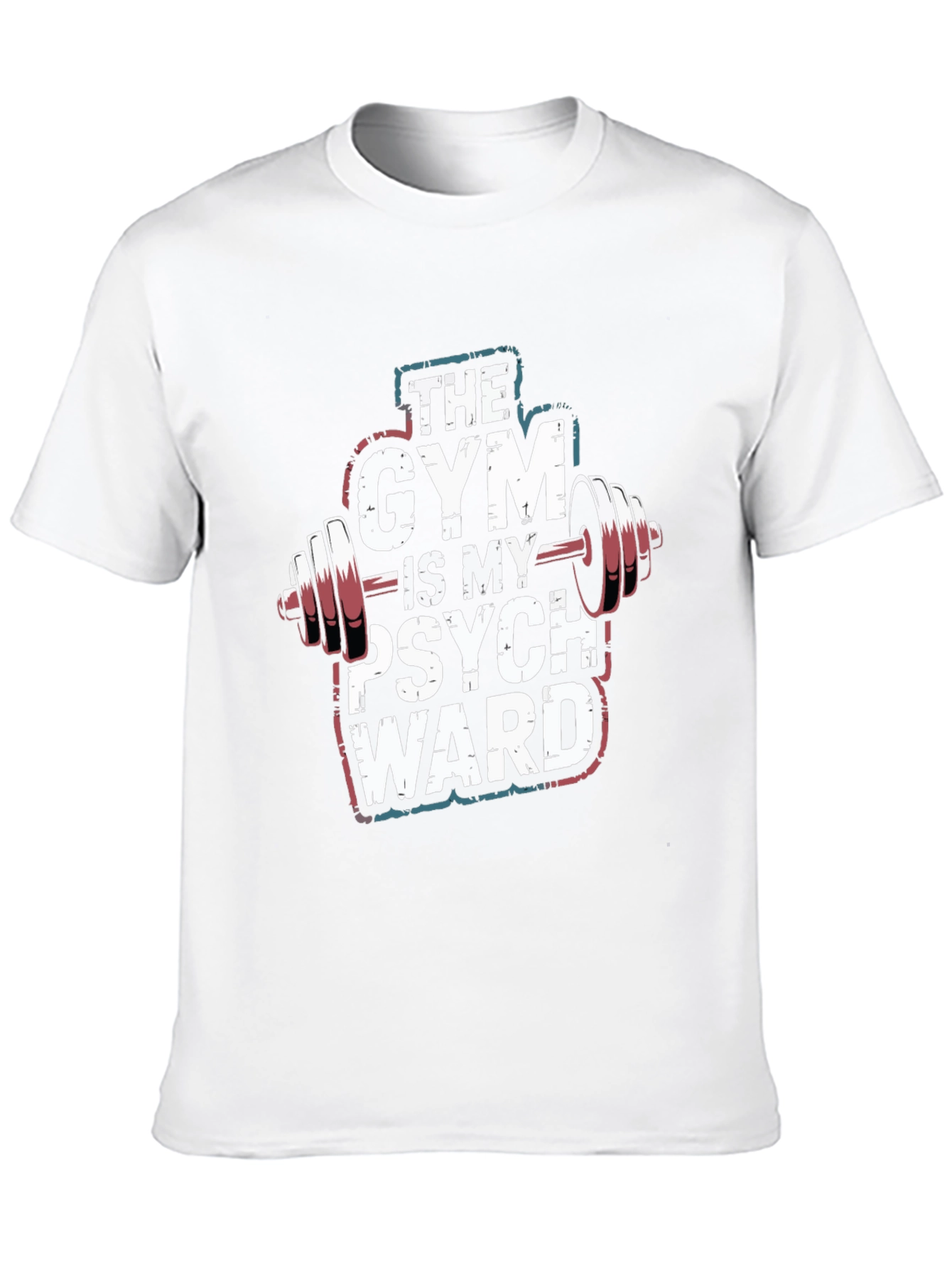 Gym is My Psych Ward Graphic T-Shirt