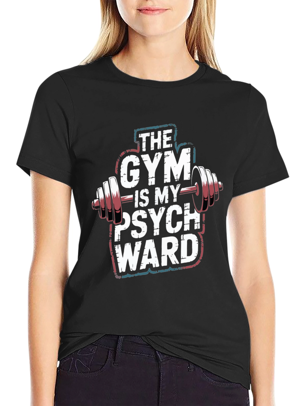 Gym is My Psych Ward Graphic T-Shirt