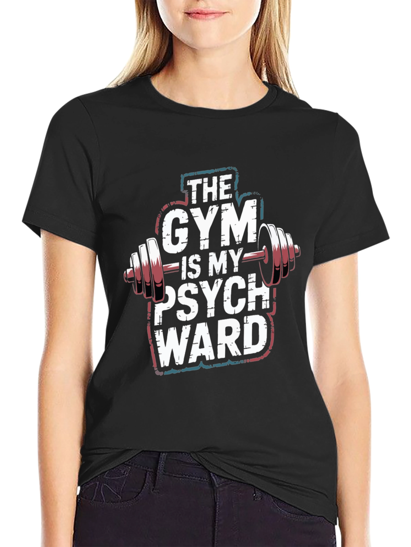 Gym is My Psych Ward Graphic T-Shirt