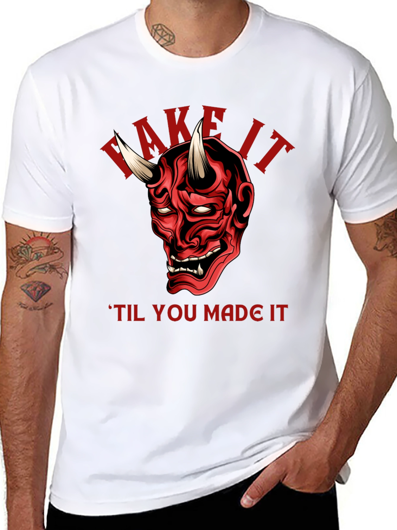 Fake It Til You Make It Demon T-Shirt