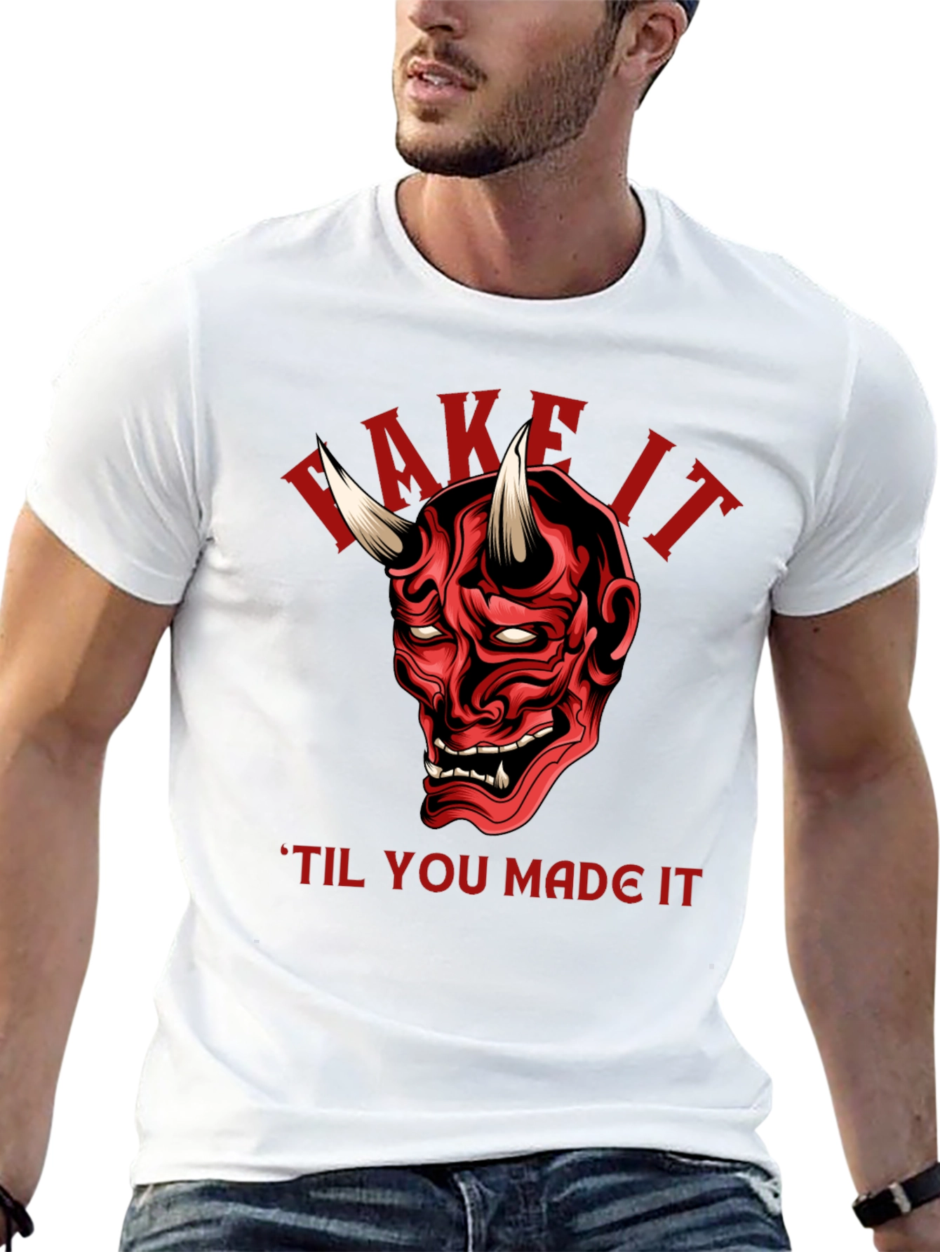 Fake It Til You Make It Demon T-Shirt