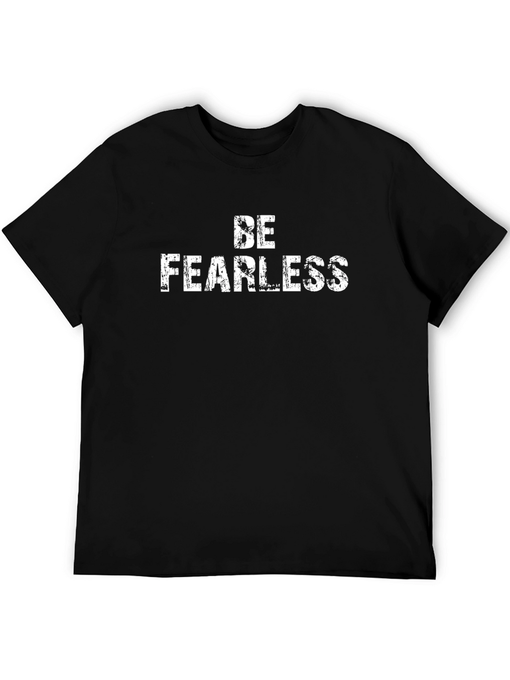 Be Fearless Black Graphic Tee