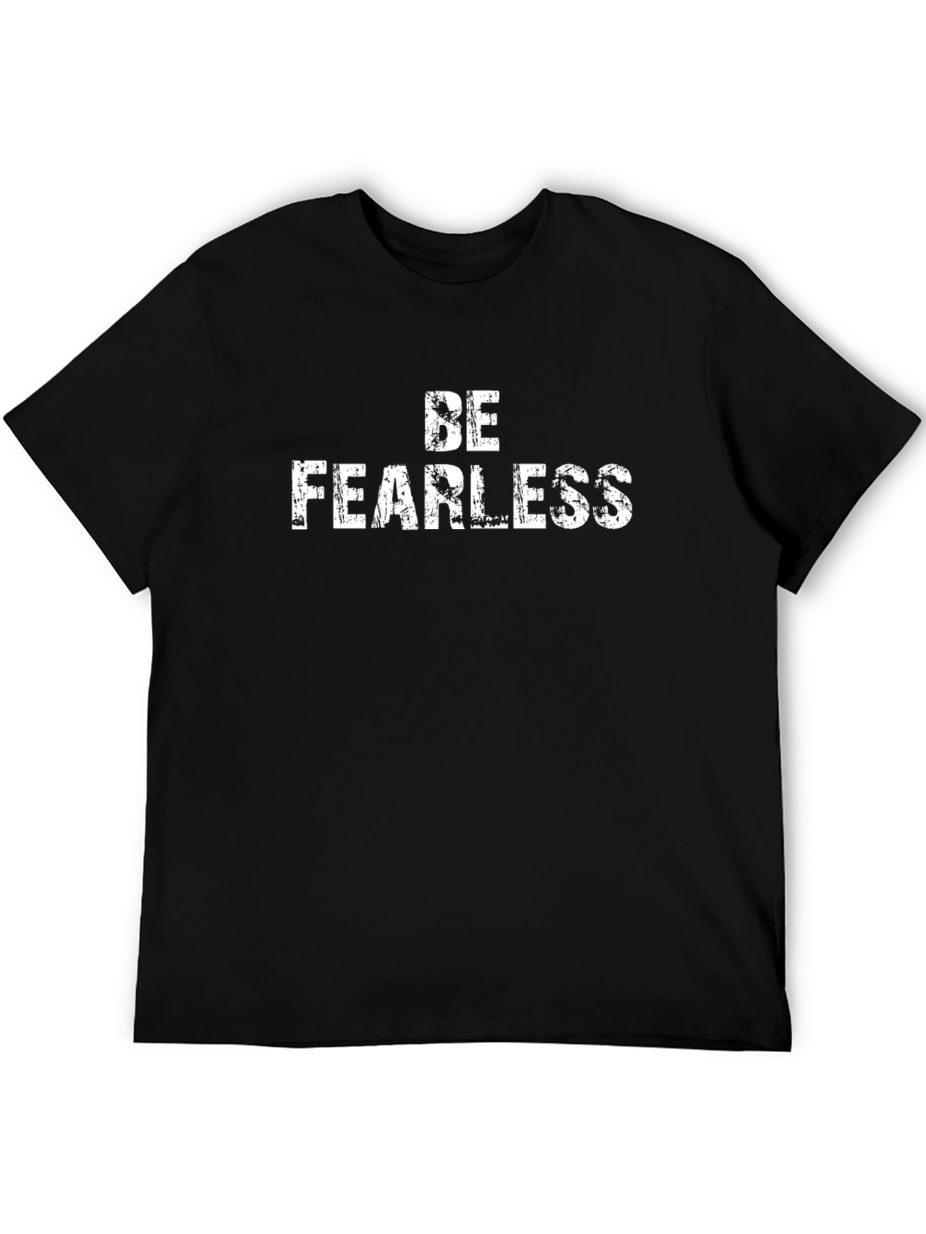 Be Fearless Black Graphic Tee