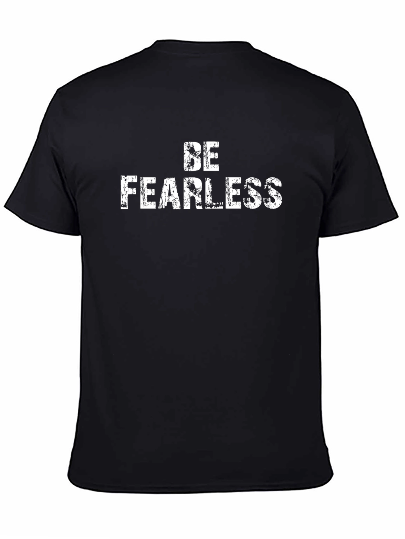 Be Fearless Black Graphic Tee