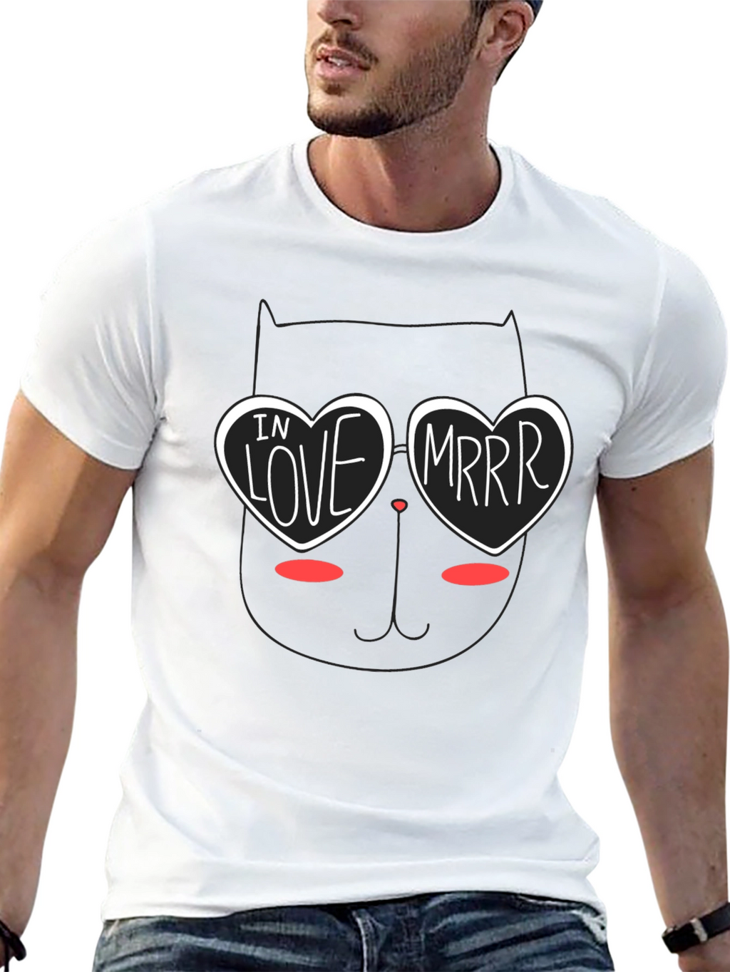 Cat in Love T-Shirt