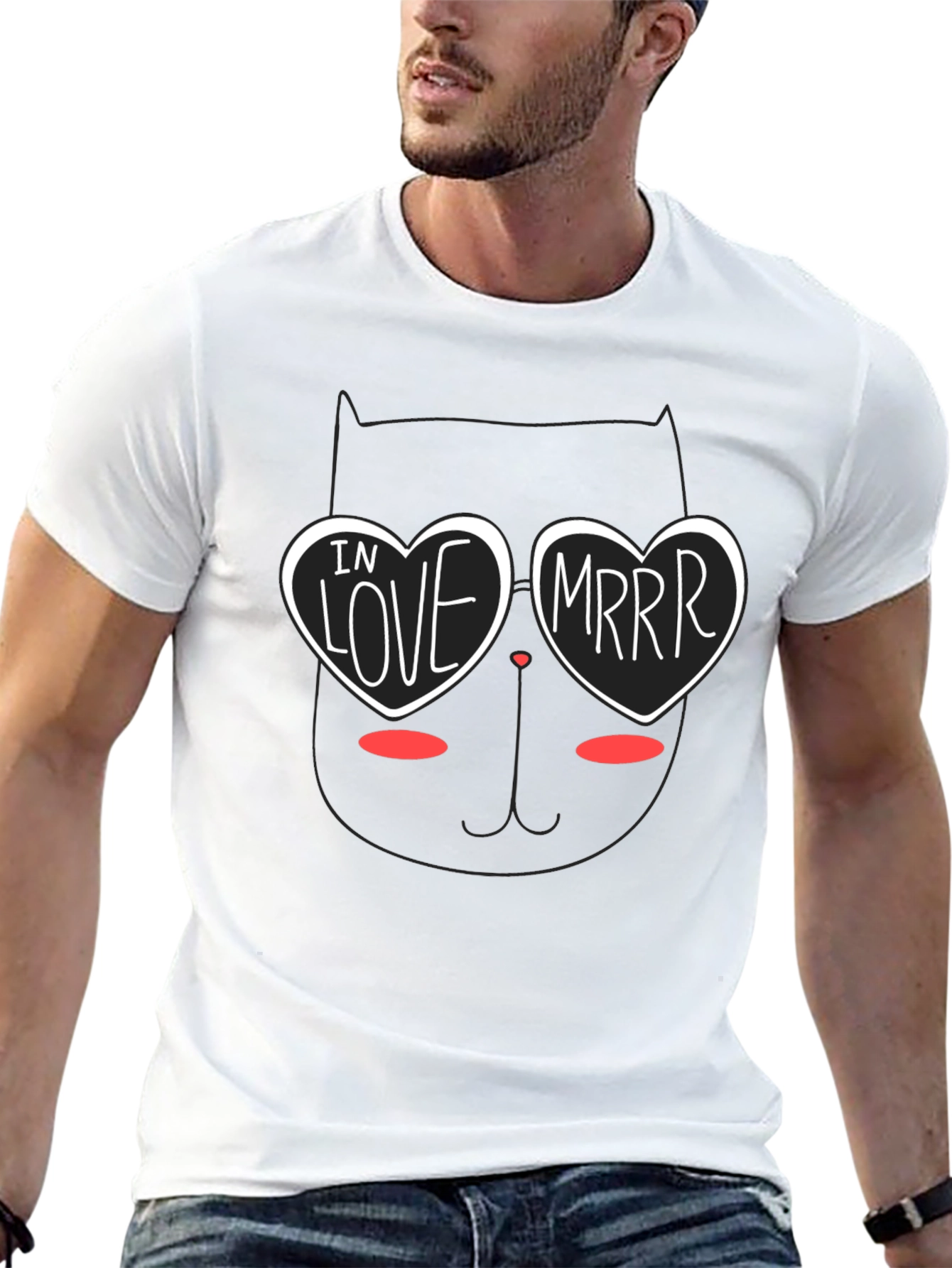 Cat in Love T-Shirt