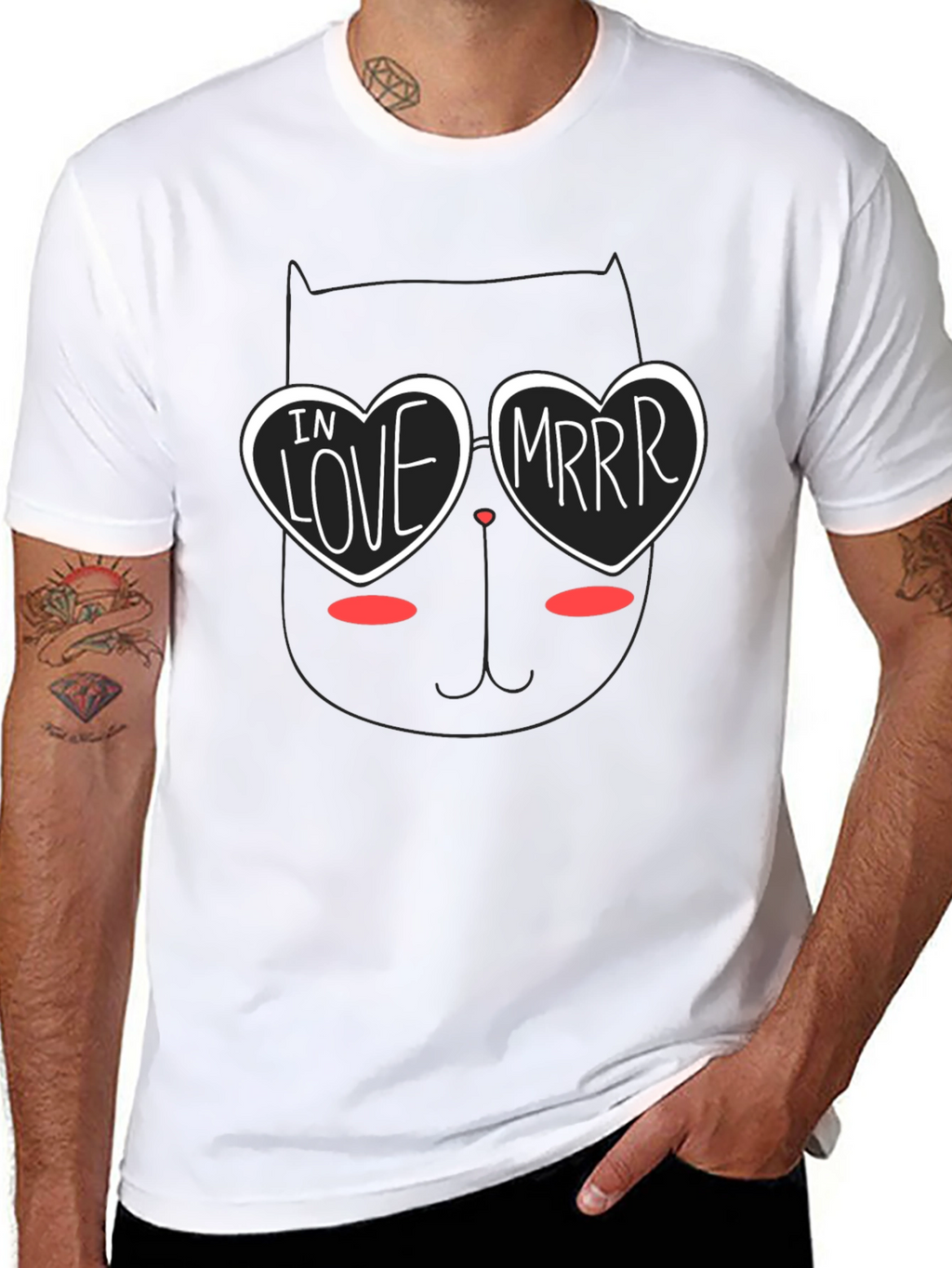 Cat in Love T-Shirt