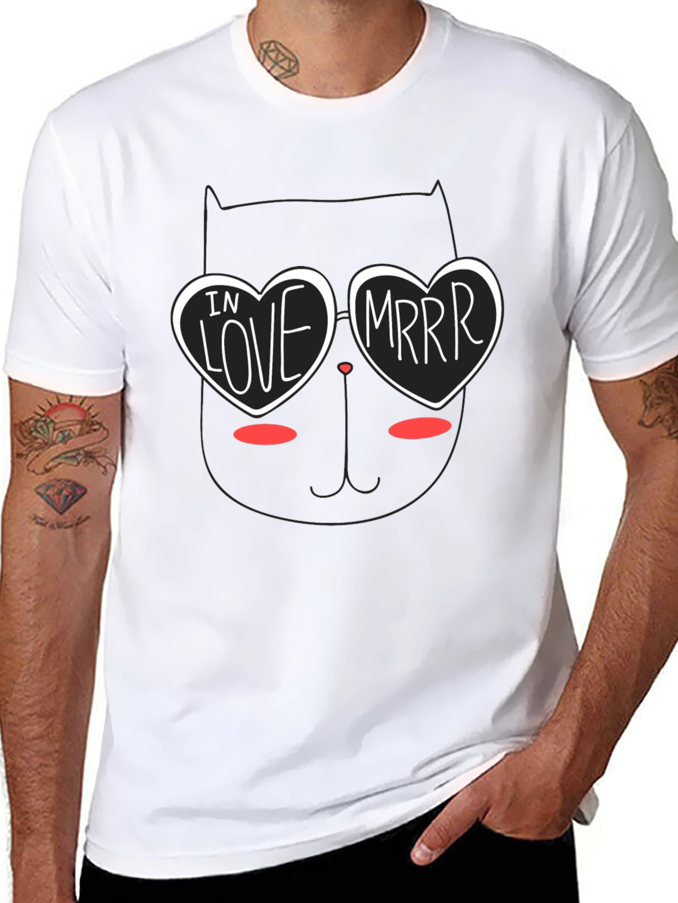 Cat in Love T-Shirt