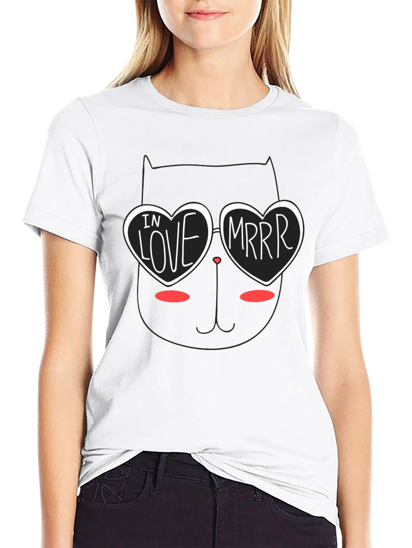 Cat in Love T-Shirt