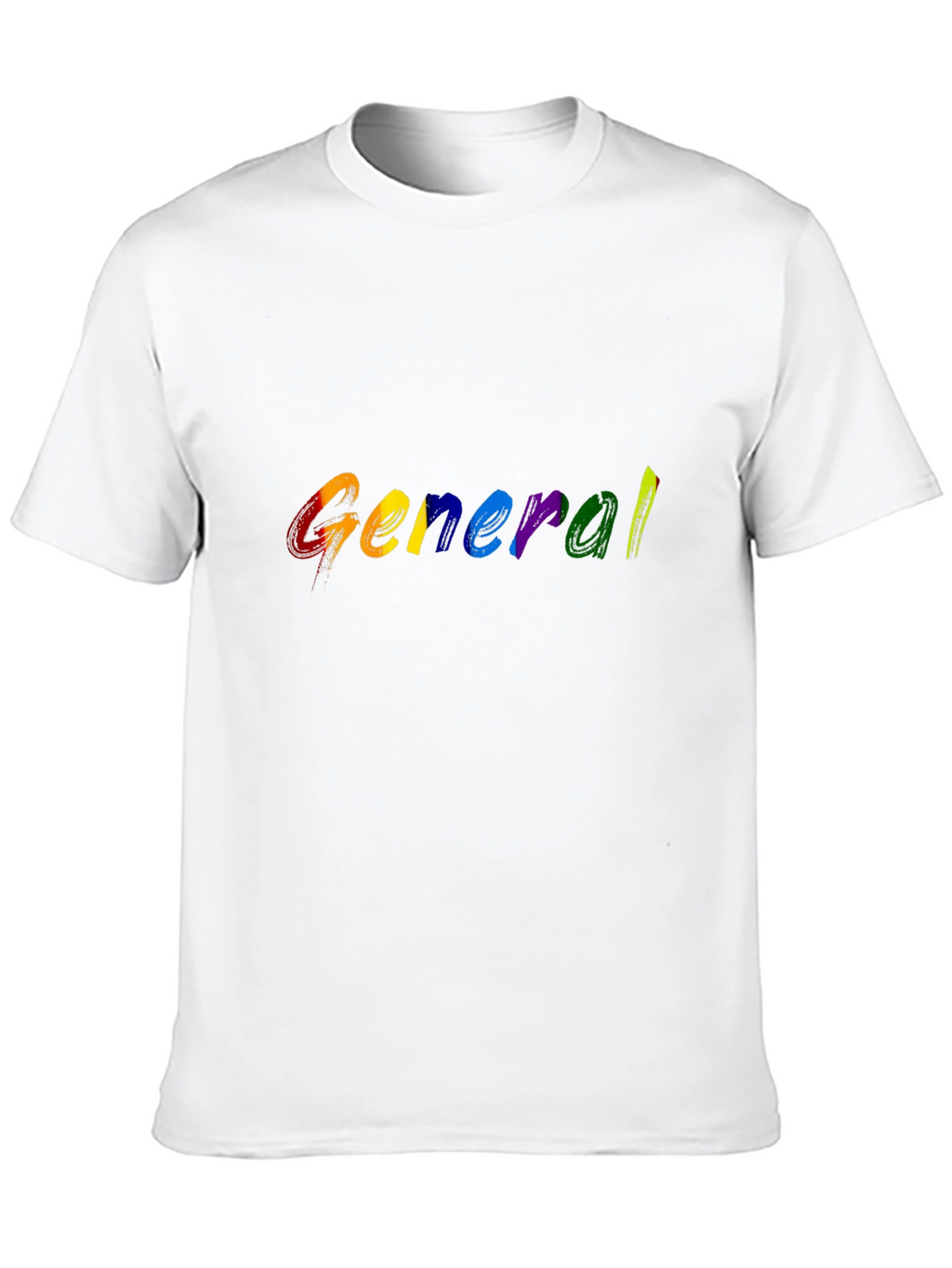 Rainbow General T-Shirt - Black Cotton Blend