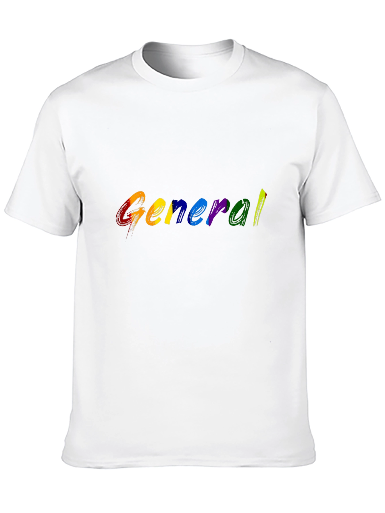 Rainbow General T-Shirt - Black Cotton Blend