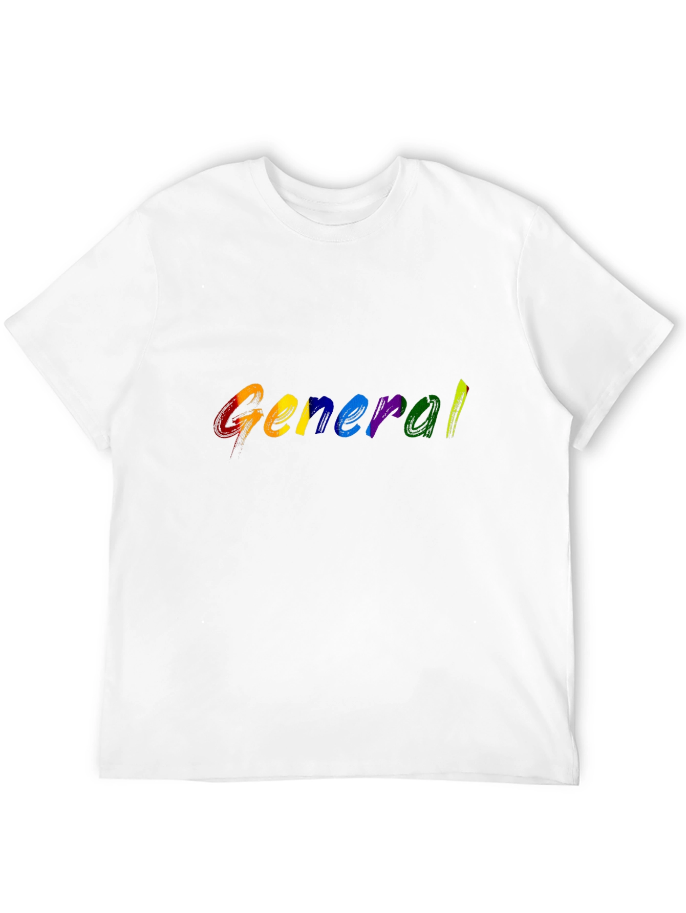 Rainbow General T-Shirt - Black Cotton Blend