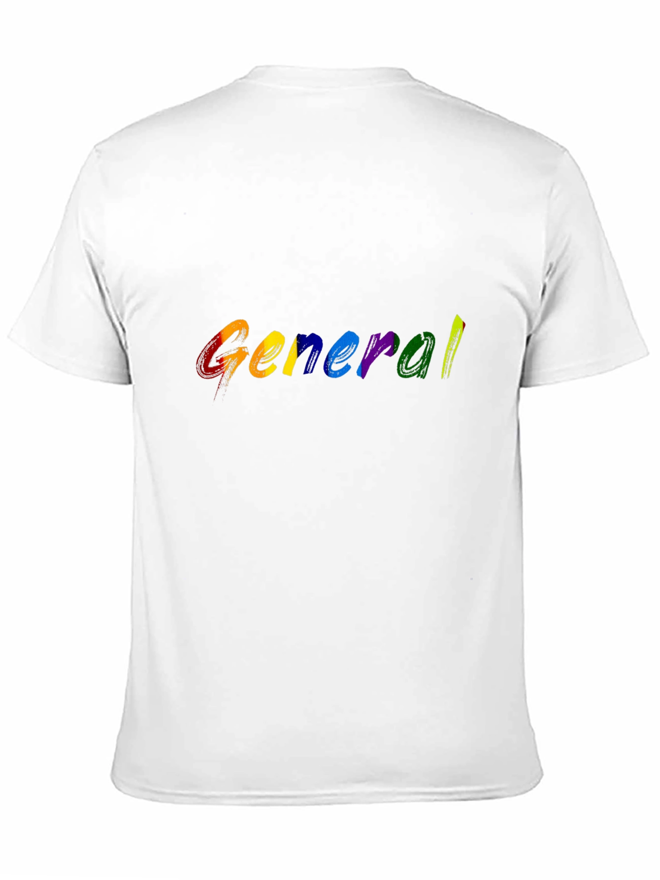 Rainbow General T-Shirt - Black Cotton Blend