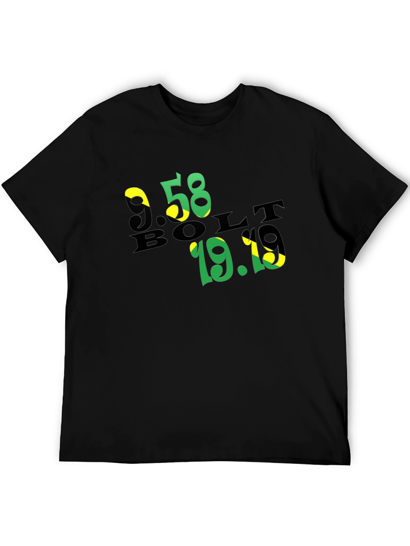 Usain Bolt Tribute Tee - Jamaica Colors