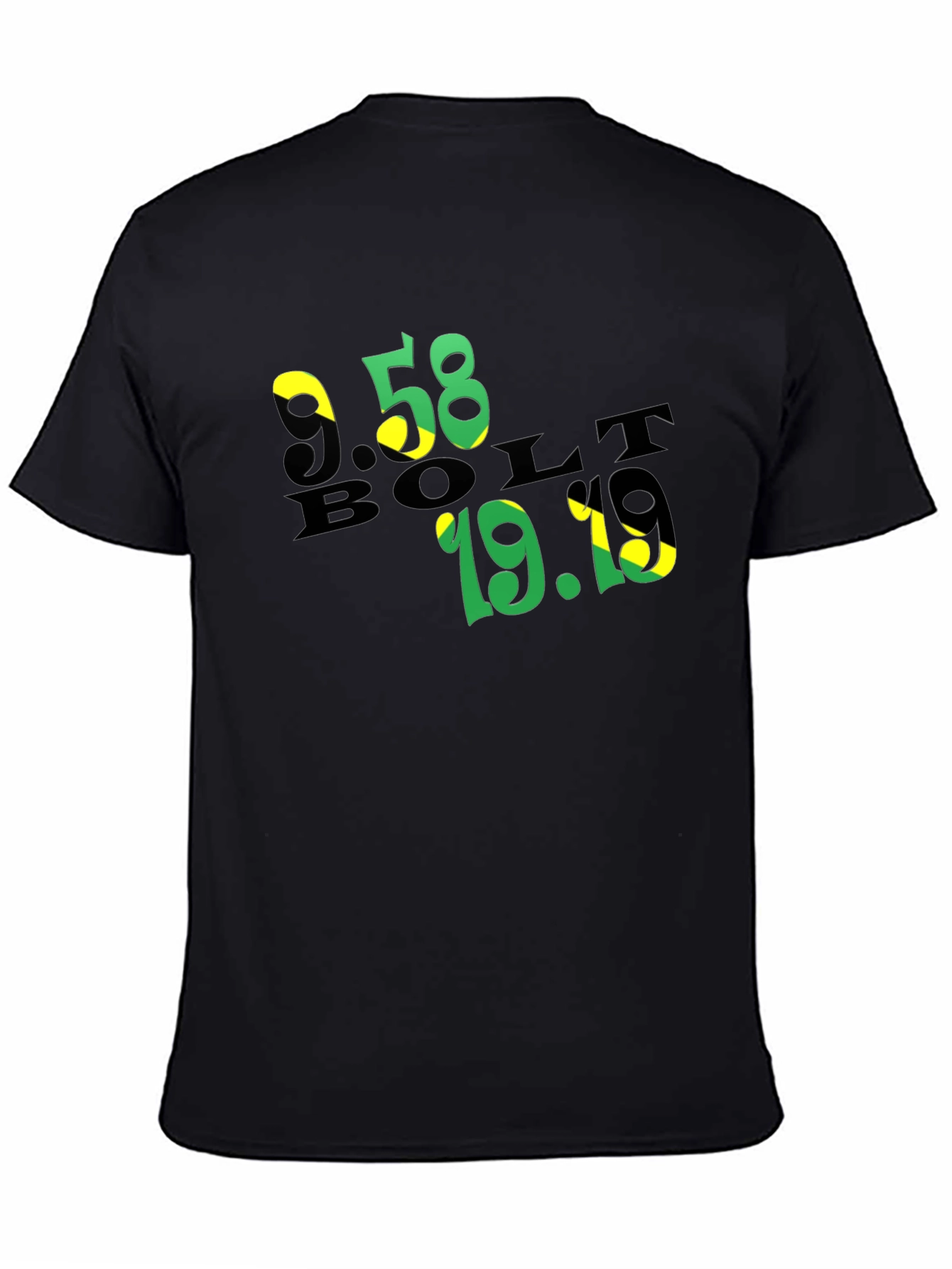 Usain Bolt Tribute Tee - Jamaica Colors